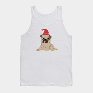 Christmas pug Tank Top